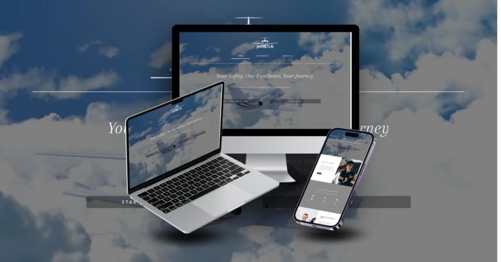 jetnexa web design project